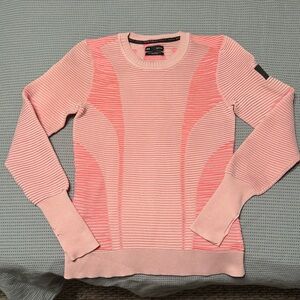 Under Amour athletic long sleeve top - pink on pink.
